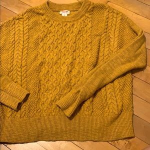 Golden sweater